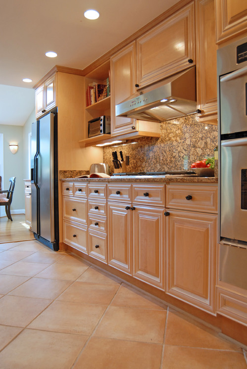  Giallo Fiorito granite countertops white cabinets